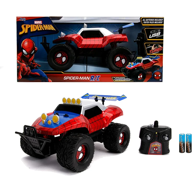 Jada 253228000 Marvel Spider-Man RC Buggy 1:14 – Bild 7