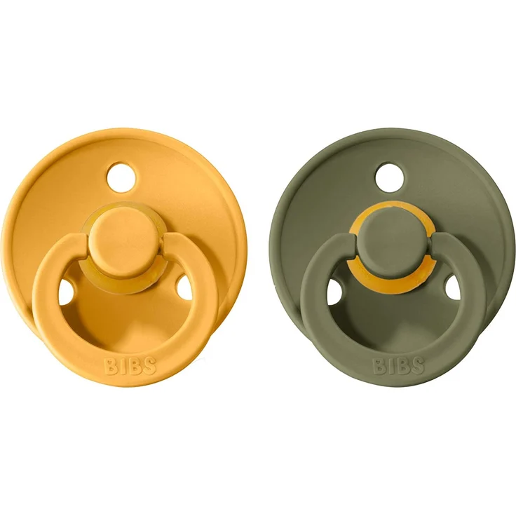 Bibs Soother Honey Bee & Olive M 6m + 2 pcs. – Bild 2