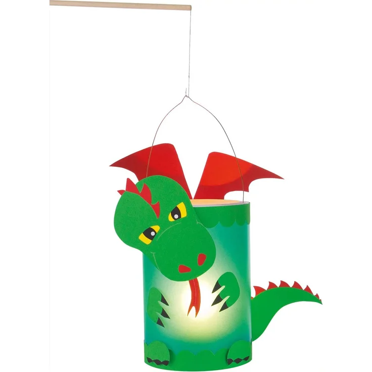 folia 951 - Laternen Bastel-Set, 37 Teile - Kreativset für Kinder und Erwachsene mit unterschiedlichen Materialien zum Basteln von Laternen – Bild 3