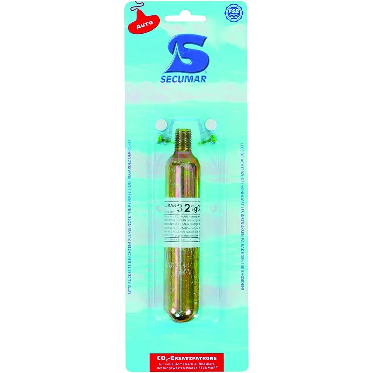 Secumar Schlauchboot Ersatzpatronen CO2 (Automatik) Secumatic 3001S 43g
