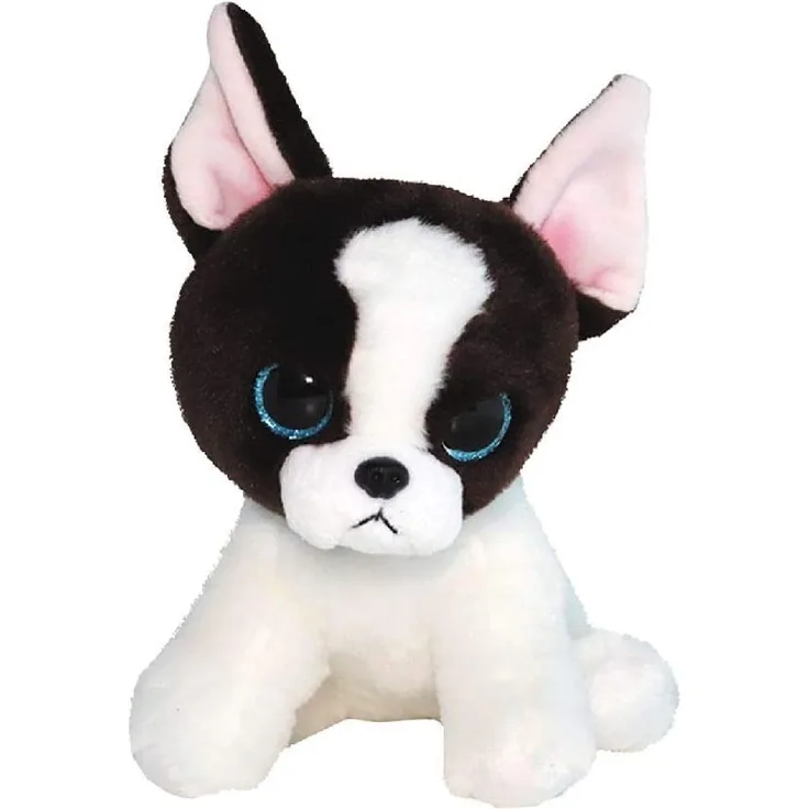 TY T36274 Beanie Babies 15 cm Plüschtier, Braun,weiß