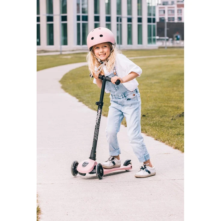 Scoot and Ride Scooter Highwaykick 3 LED rose – Bild 6
