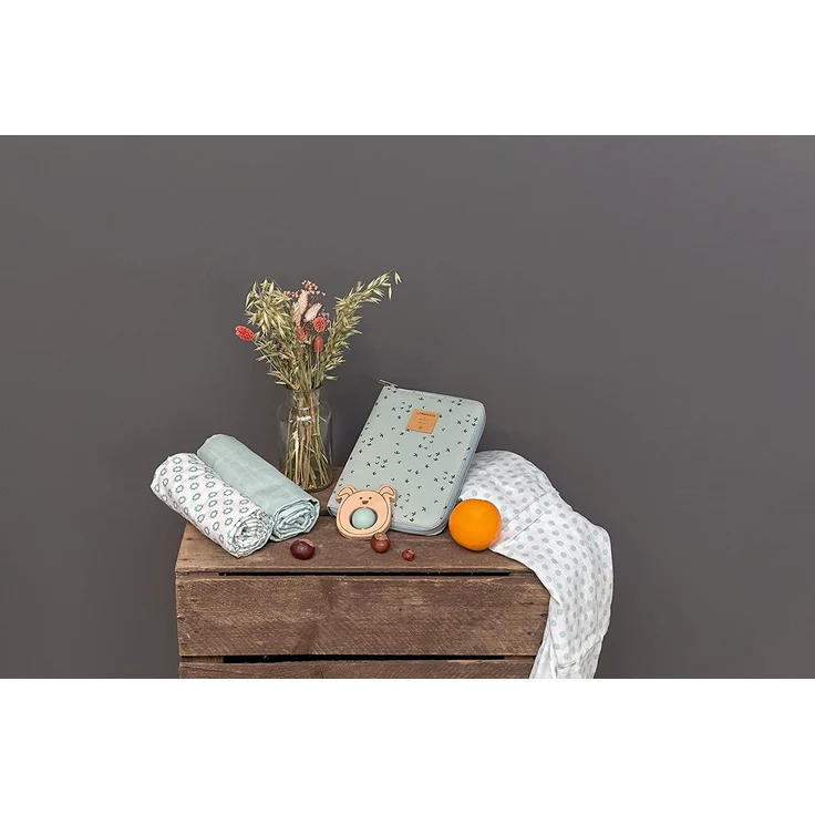 Mutterpasshülle Floral mint – Bild 5
