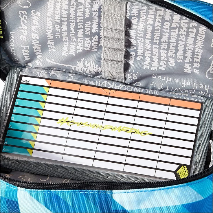 Nitro Pencil Case XL inkl. Geo Dreieick & Stundenplan, Federmäppchen, Schlampermäppchen, Faulenzer Box, Federmappe, Stifte Etui, Geo Ocean – Bild 4