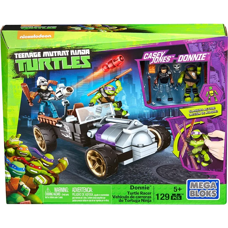 Mattel Mega Bloks DMX52 - Teenage Mutant Ninja Turtles Donnies Racer