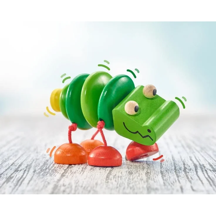 Selecta 61044 Klapper-Kroko, Greifspielzeug, 10 cm – Bild 2