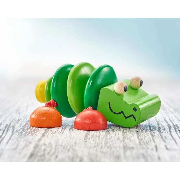 Selecta 61044 Klapper-Kroko, Greifspielzeug, 10 cm – Bild 3