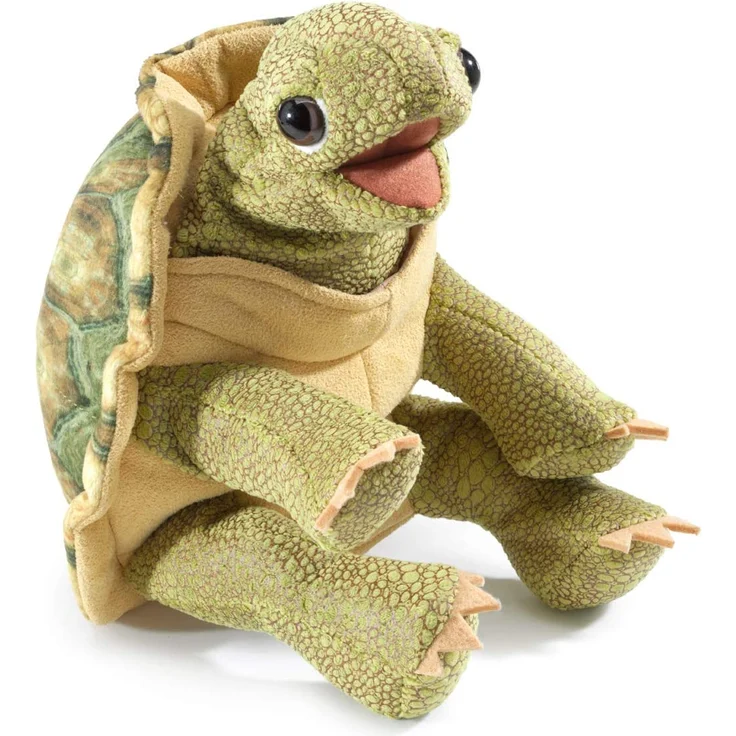 Folkmanis Handpuppe stehende Schildkröte - Standing Tortoise 3156 -FM07 – Bild 2