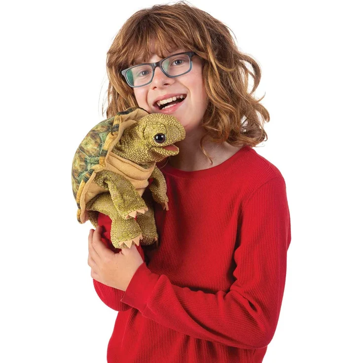 Folkmanis Handpuppe stehende Schildkröte - Standing Tortoise 3156 -FM07 – Bild 4