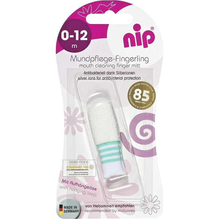 nip 37070 Mundpflege-Fingerling, türkis – Bild 2