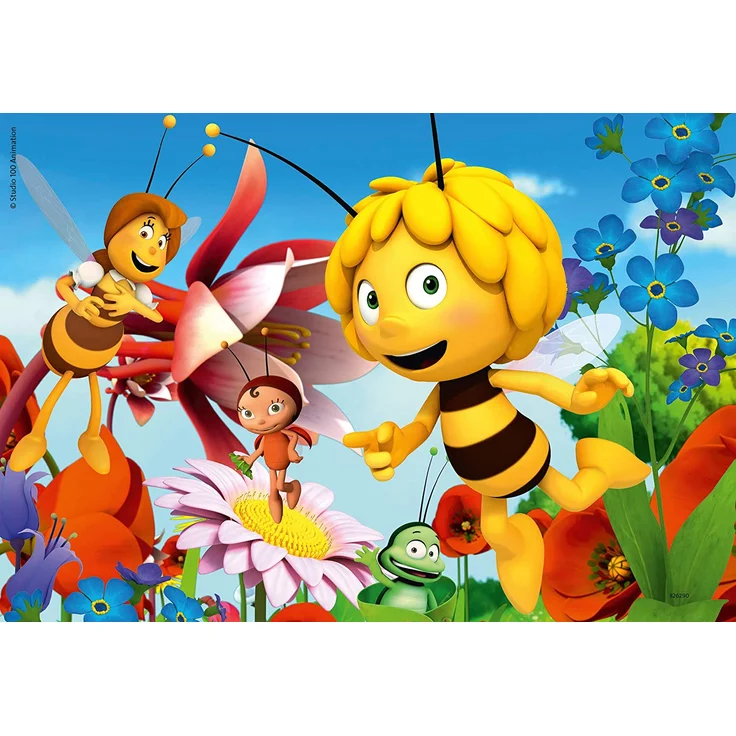 Ravensburger Kinderpuzzle 07594 - Biene Maja auf der Blumenwiese - 2 x 12 Teile – Bild 5