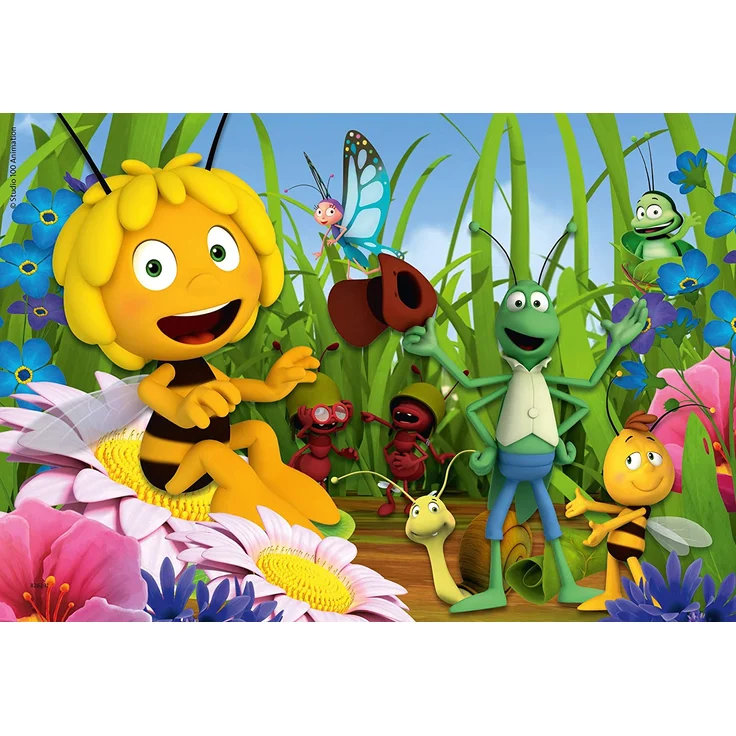 Ravensburger Kinderpuzzle 07594 - Biene Maja auf der Blumenwiese - 2 x 12 Teile – Bild 6