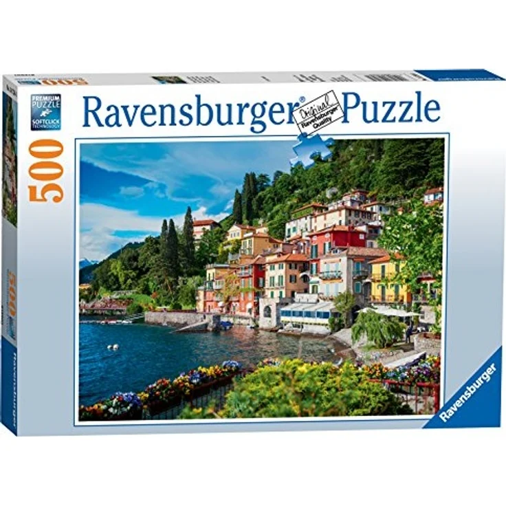 Ravensburger 500 Teile Puzzle Comer See, Italien – Bild 1