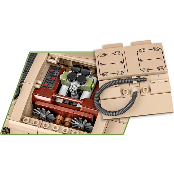 COBI 2562 Historical Collection WWII German medium tank Panzer III Ausf. J 780 bricks – Bild 5