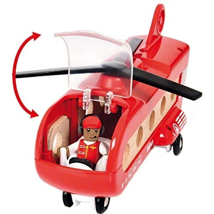 BRIO Bahn 33886 - Eisenbahn-Transporthubschrauber - Preisvergleich – Bild 6