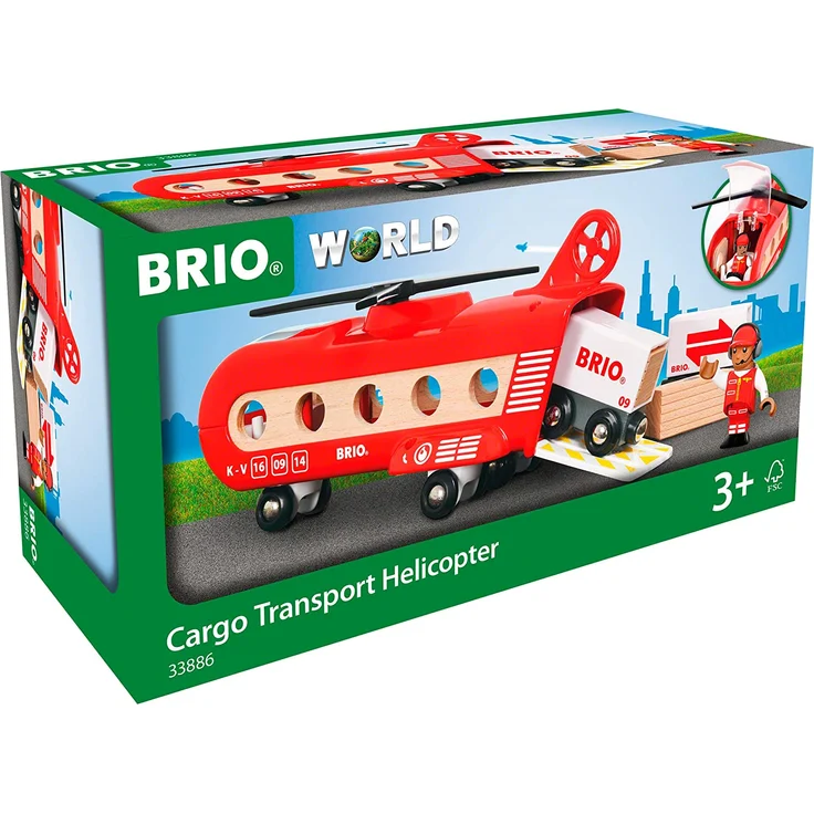 BRIO Bahn 33886 - Eisenbahn-Transporthubschrauber - Preisvergleich – Bild 4