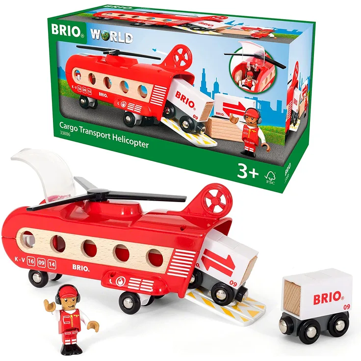 BRIO Bahn 33886 - Eisenbahn-Transporthubschrauber - Preisvergleich