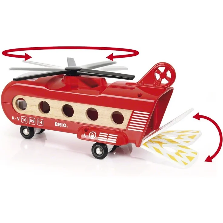 BRIO Bahn 33886 - Eisenbahn-Transporthubschrauber - Preisvergleich – Bild 5