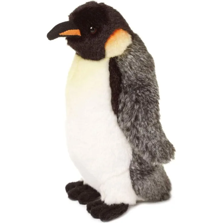 WWF WWF00566 Plüsch Kaiserpinguin, realistisch gestaltetes Plüschtier, ca. 20 cm groß und wunderbar weich