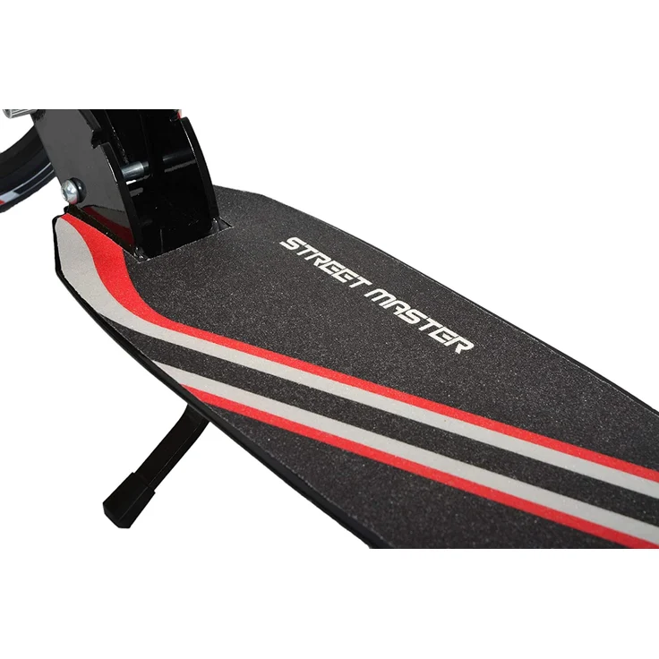 Schildkröt Unisex City Scooter Street Master, 200mm Räder, hochwertiger Alu-Roller, großes Deck, faltbar, ideal für Kinder und Erwachsene, Farbe: Rot, 510002, Red, One Size – Bild 5