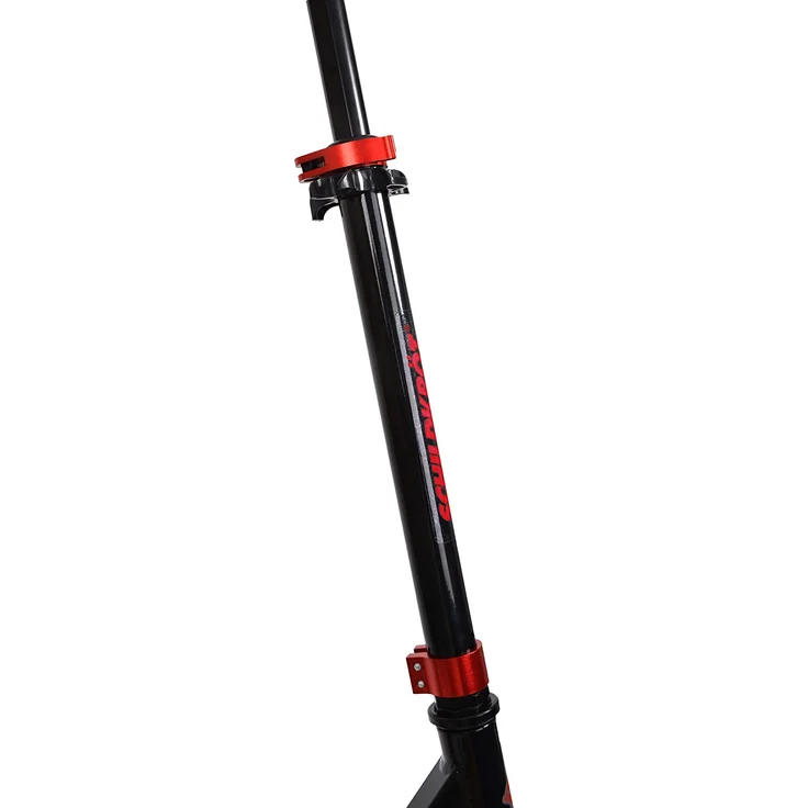 Schildkröt Unisex City Scooter Street Master, 200mm Räder, hochwertiger Alu-Roller, großes Deck, faltbar, ideal für Kinder und Erwachsene, Farbe: Rot, 510002, Red, One Size – Bild 3
