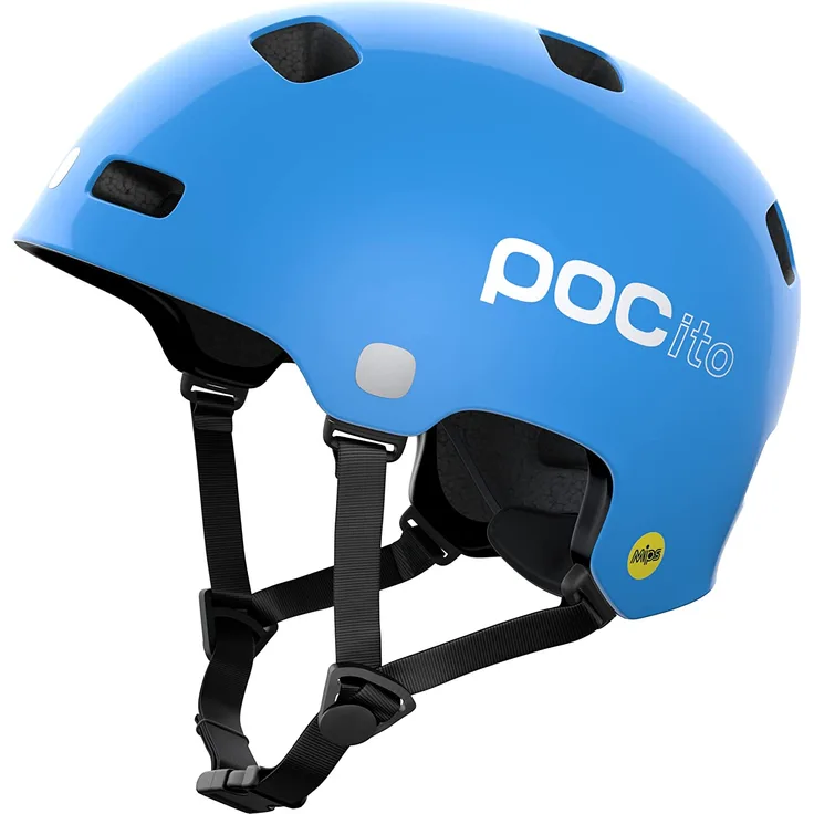 POC POCito Crane MIPS Kids Helm - Fluorescent Blue 55 - 58 cm