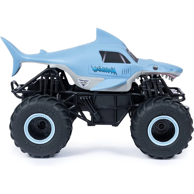 Spin Master 6044952 'Monster Jam' RC Truck Megalodon, ab 4 Jahren, 1:24, blau – Bild 4