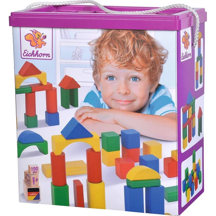 EH bunte Holzbausteine - Preisvergleich – Bild 1