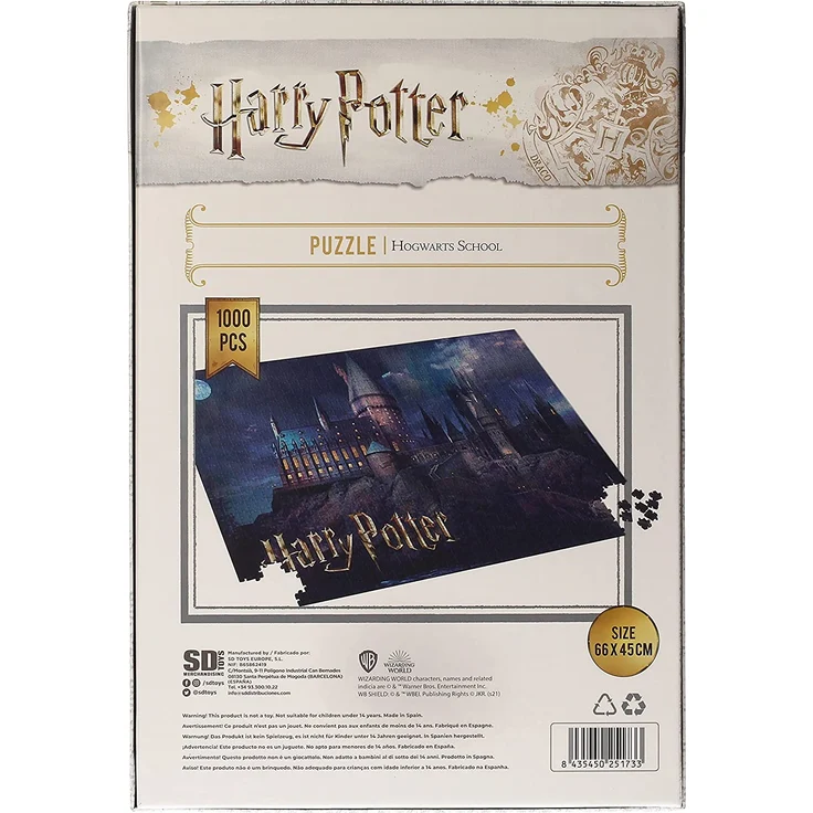 ThumbsUp! Puzzle Harry Potter Hogwarts Schule 1000Teile – Bild 7
