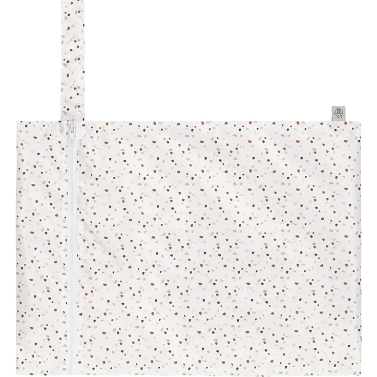 LÄSSIG Wiederverwendbare Nasstasche 2 Stück/Wet Bag Tiny Farmer Dots/Sheep – Bild 3