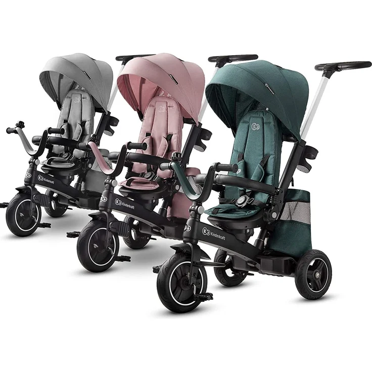 Kinderkraft Dreirad Easytwist - Mauvelous Pink – Bild 16