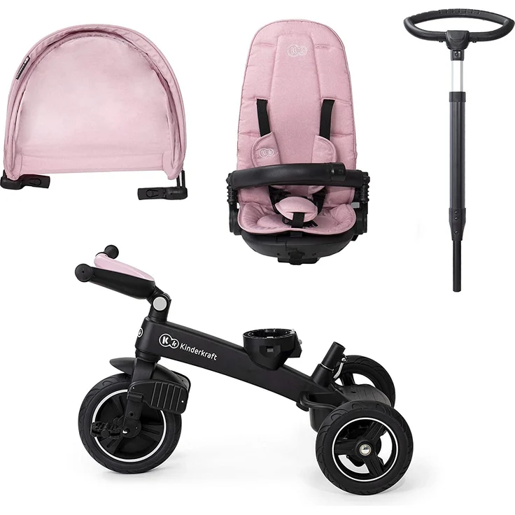 Kinderkraft Dreirad Easytwist - Mauvelous Pink – Bild 13
