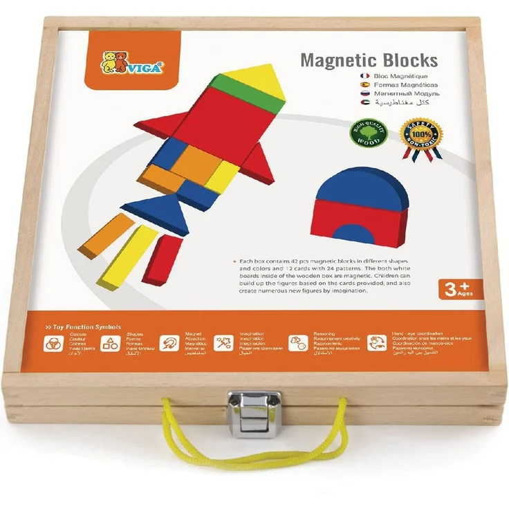 Viga Toys - Magnet- Formenspiel – Bild 5