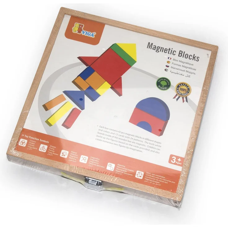 Viga Toys - Magnet- Formenspiel – Bild 6