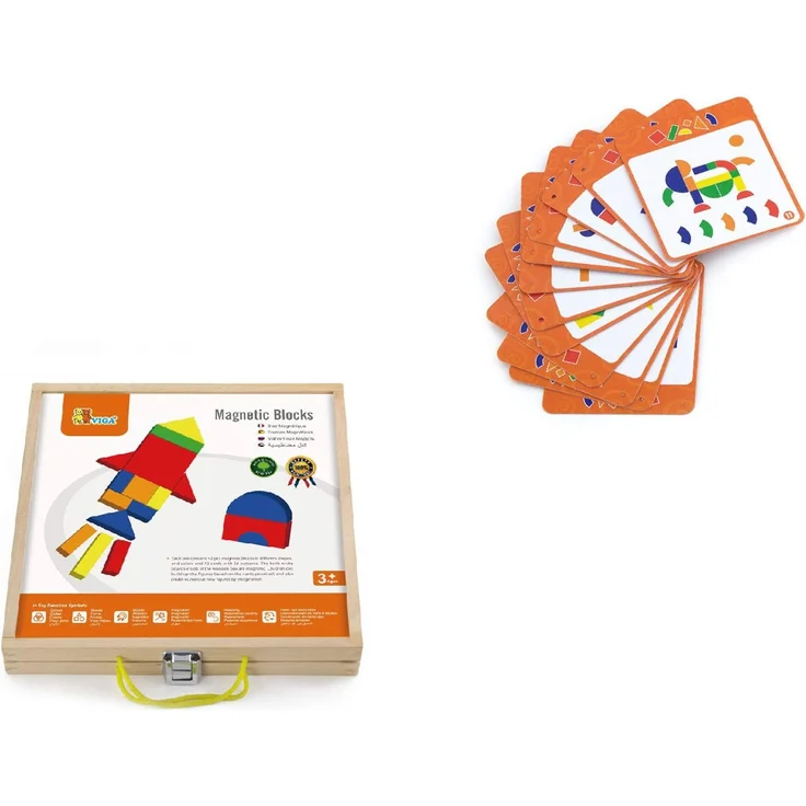 Viga Toys - Magnet- Formenspiel – Bild 8