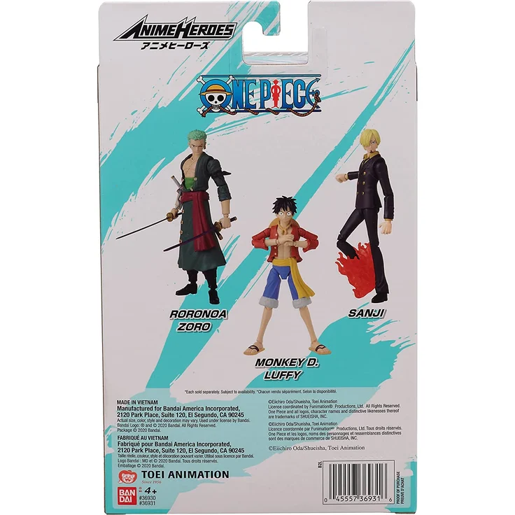 Bandai Anime Heroes Portgas D. Ace Spielzeug-Actionfigur Kinder Anime & Manga – Bild 4