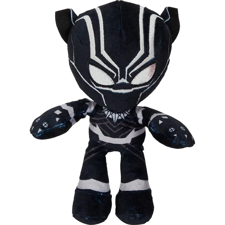 Marvel GYT44 - Black Panther Plüschfigur, 20 cm Superheldenfigur aus weichem, angenehmen Material, Geschenk zum Sammeln für Kinder und Fans ab 3 Jahren