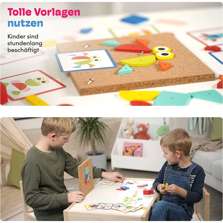 CUBIDI® Kreatives Hämmerchenspiel - Süßes Hammerspiel für Kinder ab 3 Jahre - Spiele ab 3 Jahren zur Förderung der Fantasie von Kleinkindern 3 Jährige - Preisvergleich – Bild 3