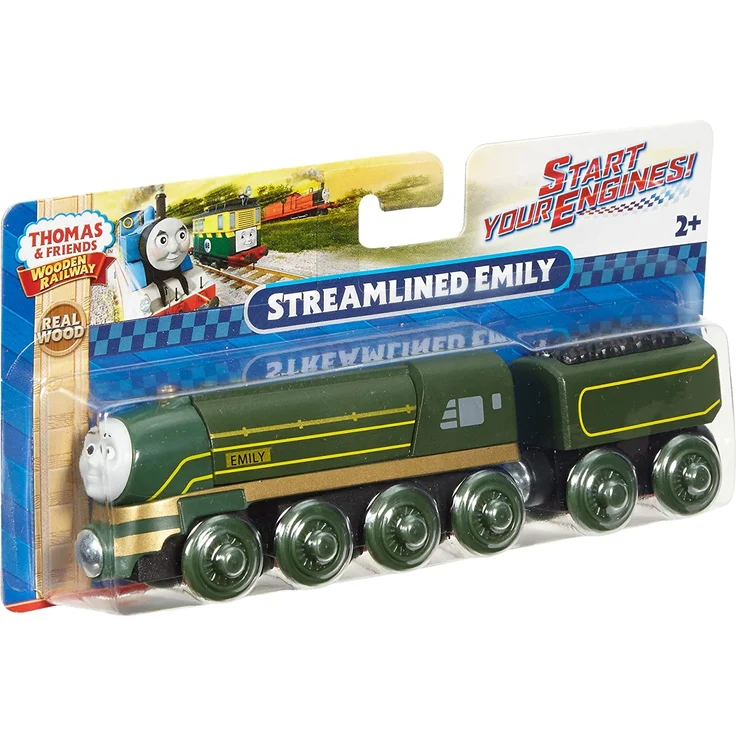 Mattel Fisher-Price DFW78 - Verkehr, Thomas und Seine Freunde Schnittige Emily, Holz – Bild 5