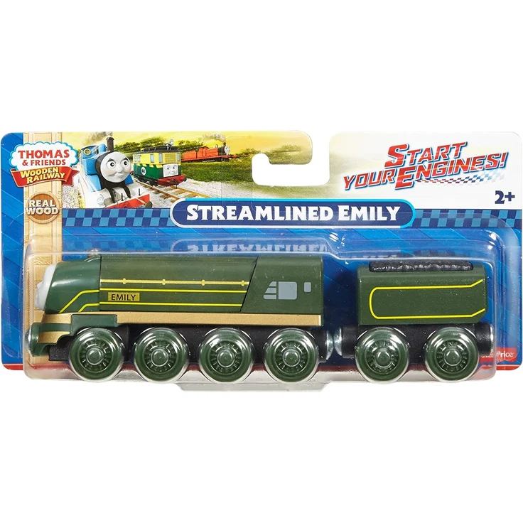 Mattel Fisher-Price DFW78 - Verkehr, Thomas und Seine Freunde Schnittige Emily, Holz – Bild 4