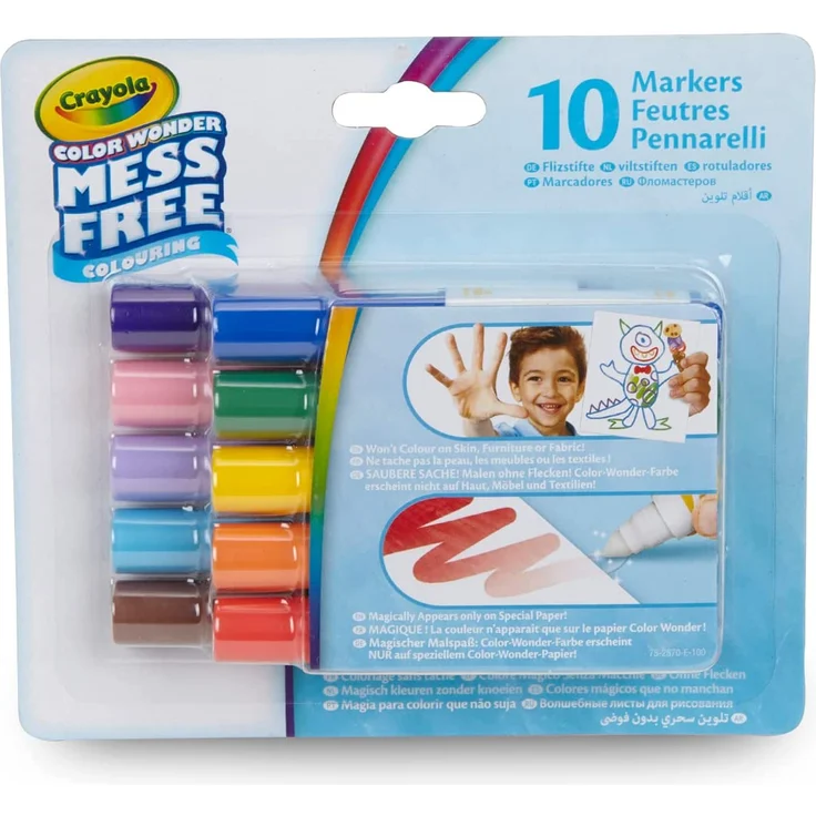 Crayola 10 Color Wonder Filzstifte – Bild 2