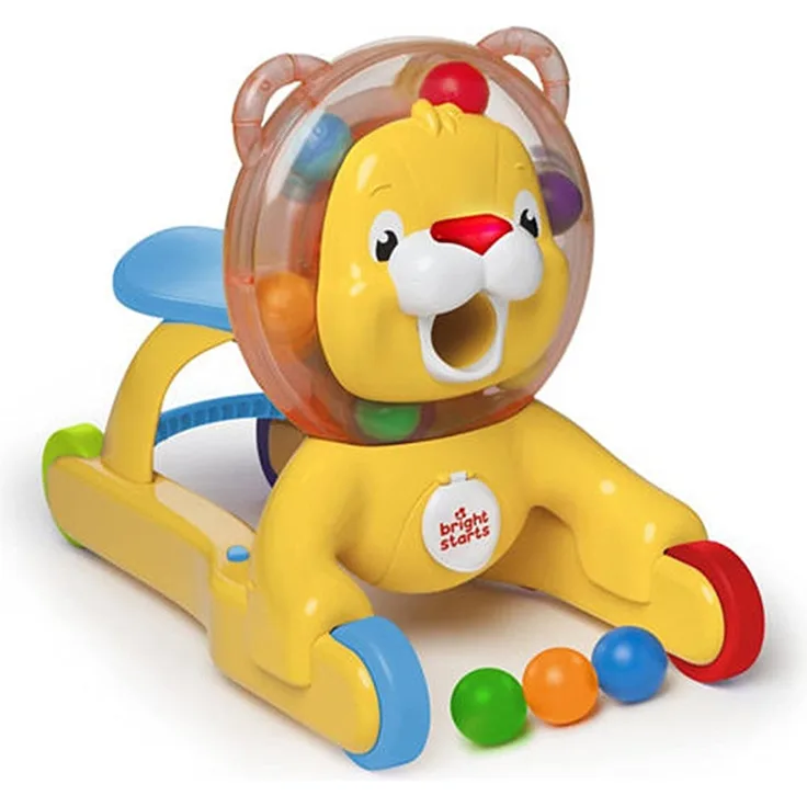 BRIGHT STARTS 3-in-1 Lion Step & Ride Spielzeug