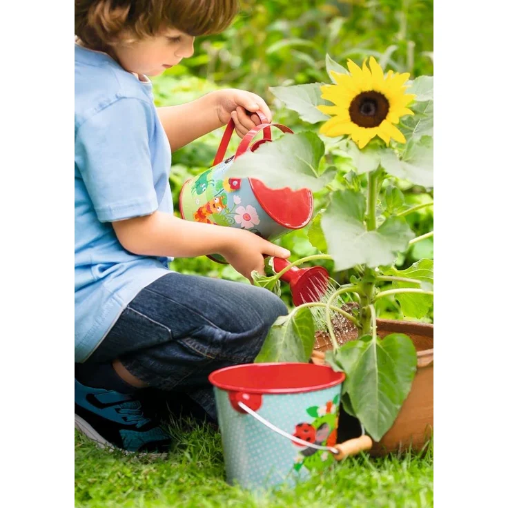 Moses 16114 Krabbelkäfer Eimer | Gartengerät für Kinder | Fassungsvermögen 1,3 Liter, bunt - Preisvergleich – Bild 5