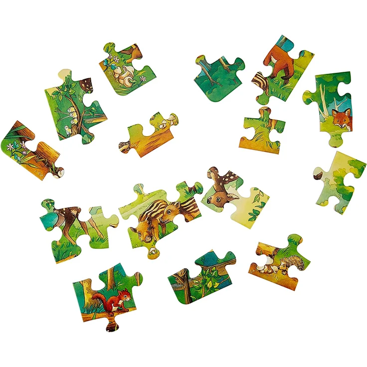 Ravensburger Rahmenpuzzle 15 Teile Tierkinder des Waldes – Bild 3