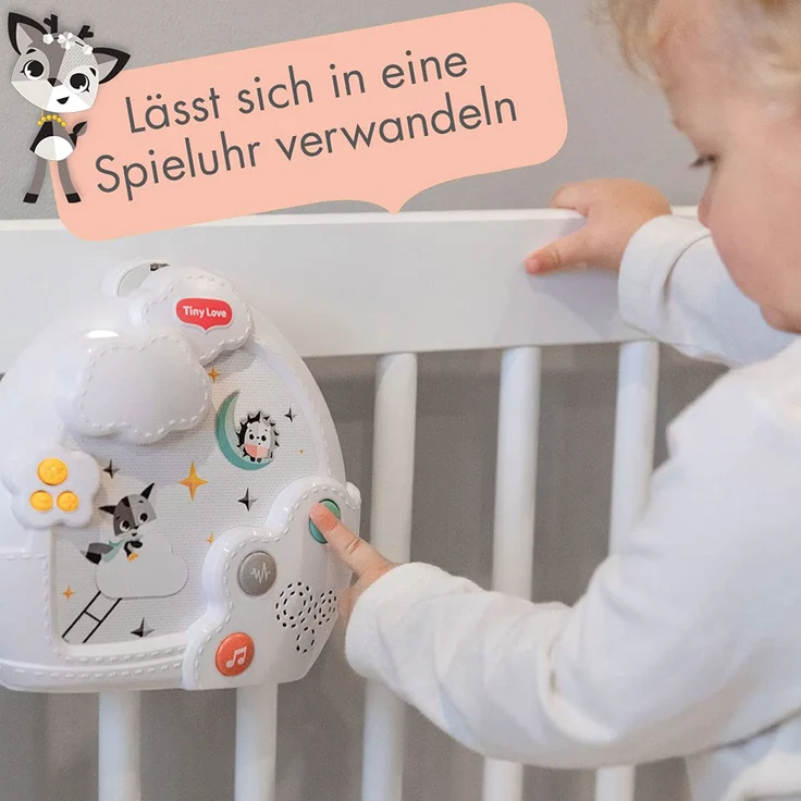 Tiny Love Magical Night 3-in-1 Projektor Mobile, Baby Projektor Mobile, Musikalisches Mobile für das Bett mit beruhigendem Nachtlicht, 9 Melodien, 0 M +, Magical Tales – Bild 3