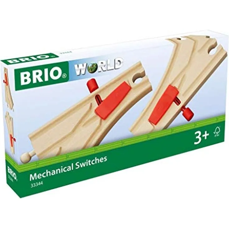 BRIO Bahn - Mechanisches Weichenpaar