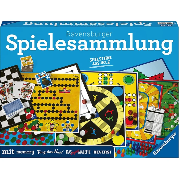 Ravensburger Spielesammlung 27293 Familienspiele 2022 D - Spielesammlung für die ganze Familie, Spiel für Kinder und Erwachsene ab 4 Jahren, für 2-10 Spieler – Bild 2