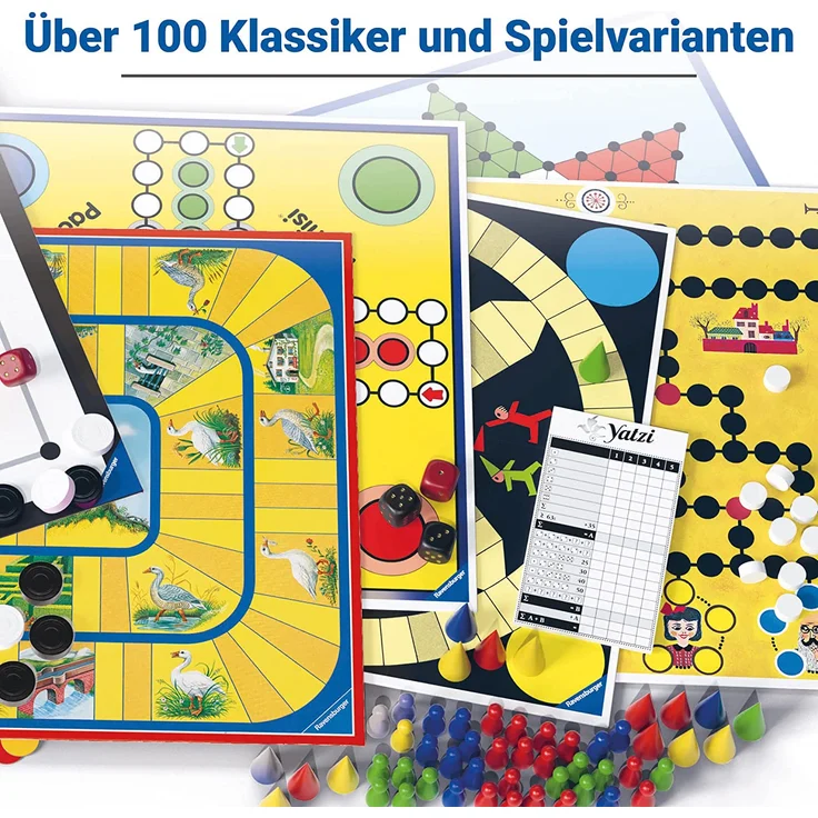 Ravensburger Spielesammlung 27293 Familienspiele 2022 D - Spielesammlung für die ganze Familie, Spiel für Kinder und Erwachsene ab 4 Jahren, für 2-10 Spieler – Bild 3