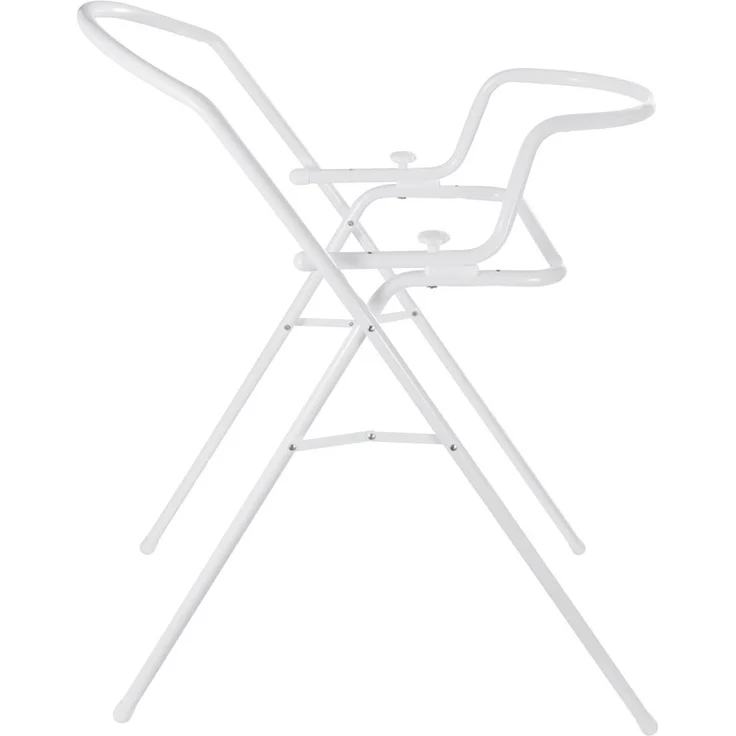 keeeper Universalständer für Babywannen 84 cm/100 cm, Zusammenklappbar, Höhe: 98 cm, Dawid, Weiß – Bild 1