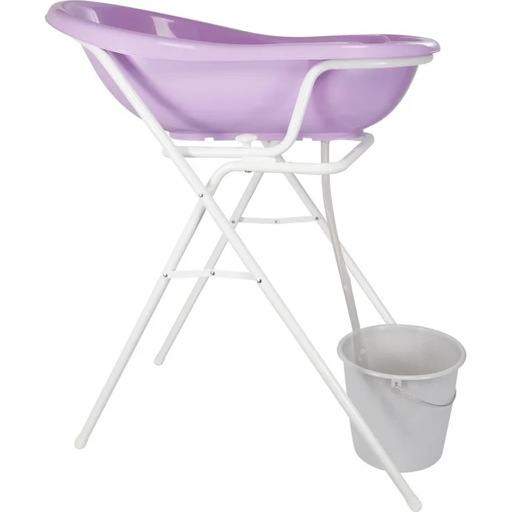 keeeper Universalständer für Babywannen 84 cm/100 cm, Zusammenklappbar, Höhe: 98 cm, Dawid, Weiß – Bild 4